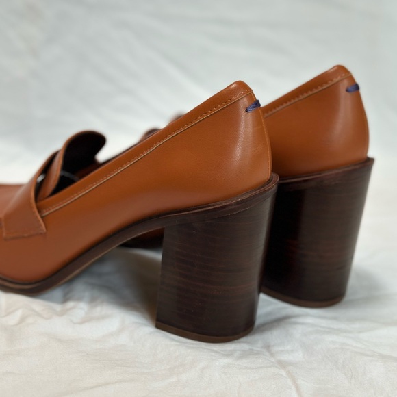Franco Sarto Stacked Heel Loafer - Picture 8 of 12